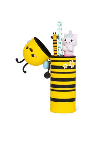 Trousse en Silicone 2-en-1 Kawaii abeille  - LEGAMI