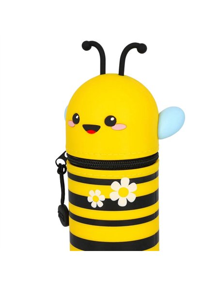 Trousse en Silicone 2-en-1 Kawaii abeille  - LEGAMI
