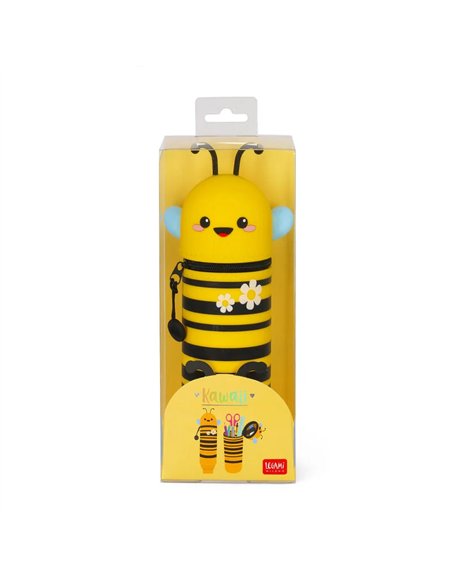 Trousse en Silicone 2-en-1 Kawaii abeille  - LEGAMI