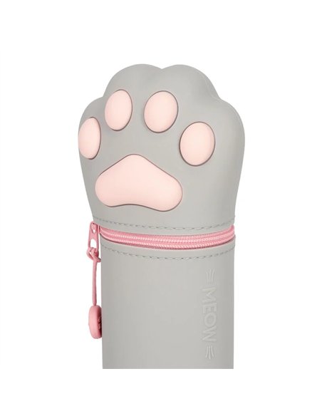 Trousse en Silicone 2-en-1 Kawaii patte de chat  - LEGAMI