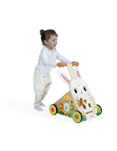 Chariot de Marche Multi-Activités Lapin - Janod