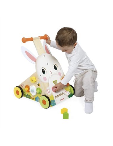 Chariot de Marche Multi-Activités Lapin - Janod