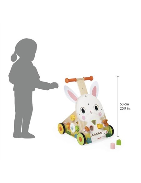 Chariot de Marche Multi-Activités Lapin - Janod
