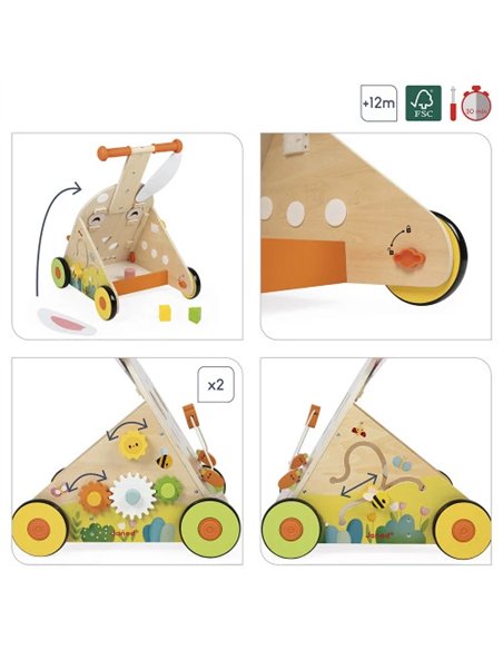 Chariot de Marche Multi-Activités Lapin - Janod