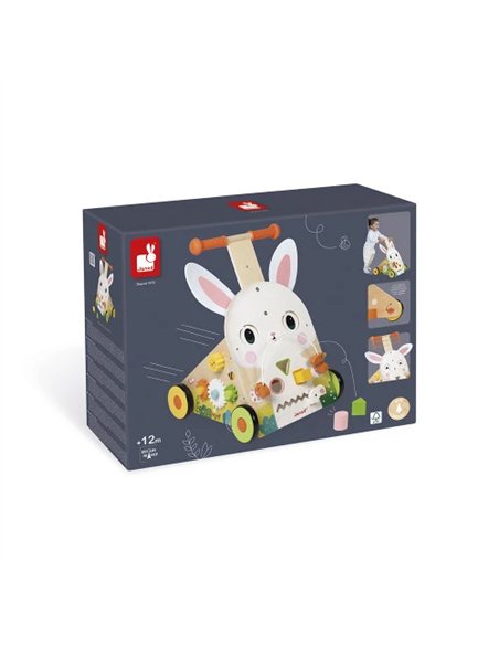 Chariot de Marche Multi-Activités Lapin - Janod