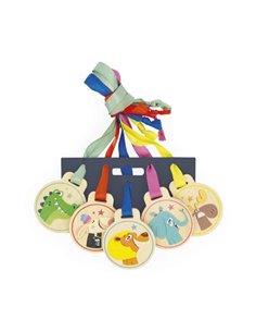 Set de 5 Médailles Applepop Animaux - Janod 2