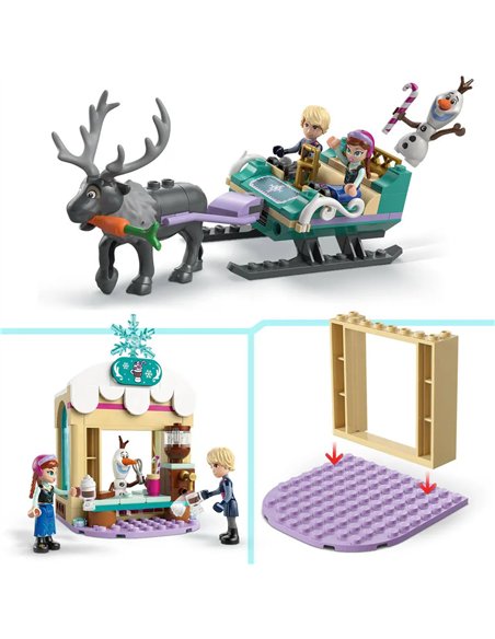 LEGO® DISNEY PRINCESS 43256 - L’AVENTURE EN TRAINEAU D’ANNA