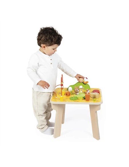 Table d'Activités Ferme en bois - Janod