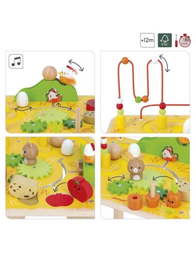Table d'Activités Ferme en bois - Janod