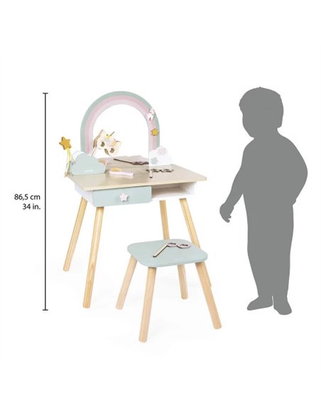 Coiffeuse Licorne Magique en bois - Janod