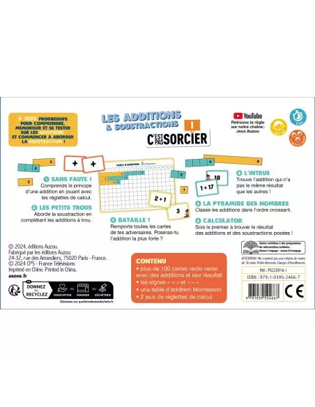 Les additions et les soustractions - C'est pas sorcier ! - Jeu