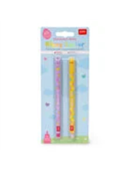 Set de 2 Stylos LEGAMI Gel Effaçables édition limitée Pâques - Hoppy easter 2025