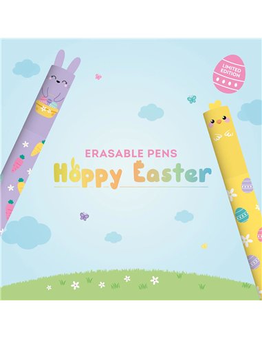 Set de 2 Stylos LEGAMI Gel Effaçables édition limitée Pâques - Hoppy easter 2025