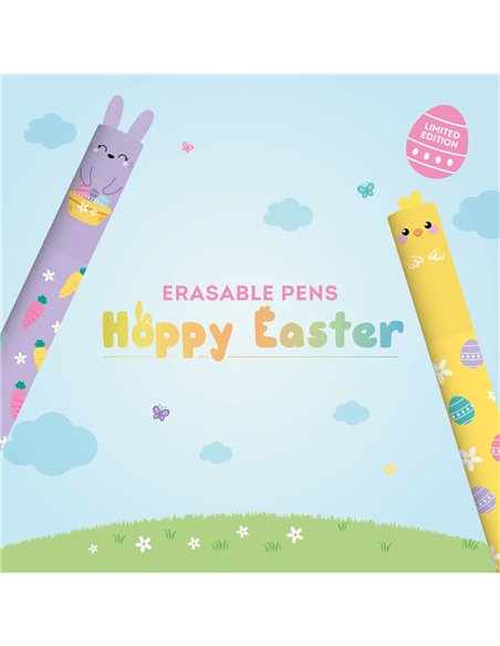 Set de 2 Stylos LEGAMI Gel Effaçables édition limitée Pâques - Hoppy easter 2025