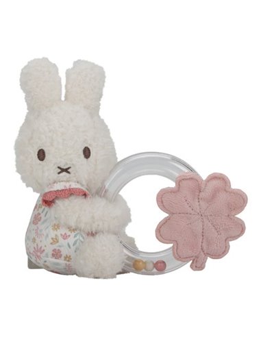 Anneau Hochet Miffy Lucky Blossom  - Little dutch