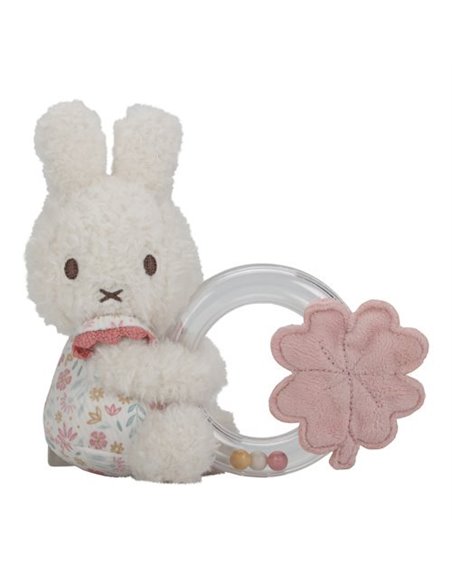 Anneau Hochet Miffy Lucky Blossom  - Little dutch