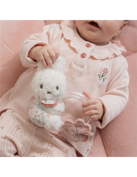 Anneau Hochet Miffy Lucky Blossom  - Little dutch