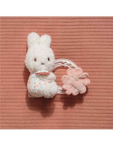 Anneau Hochet Miffy Lucky Blossom  - Little dutch