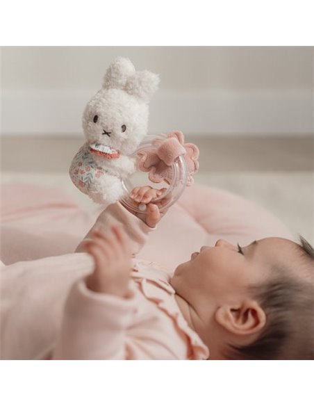 Anneau Hochet Miffy Lucky Blossom  - Little dutch