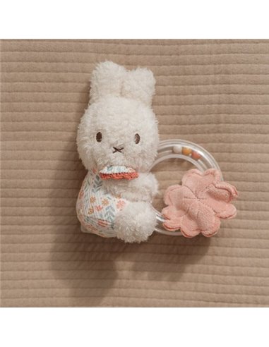 Anneau Hochet Miffy Lucky Blossom  - Little dutch