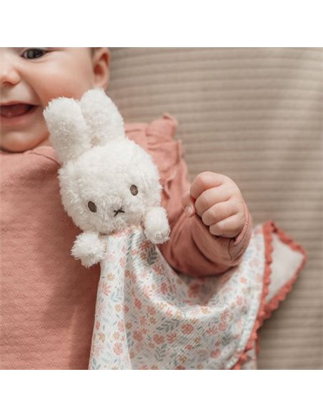 Doudou Carré Miffy Lucky Blossom  - Little dutch