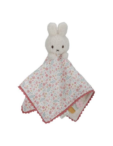 Doudou Carré Miffy Lucky Blossom  - Little dutch