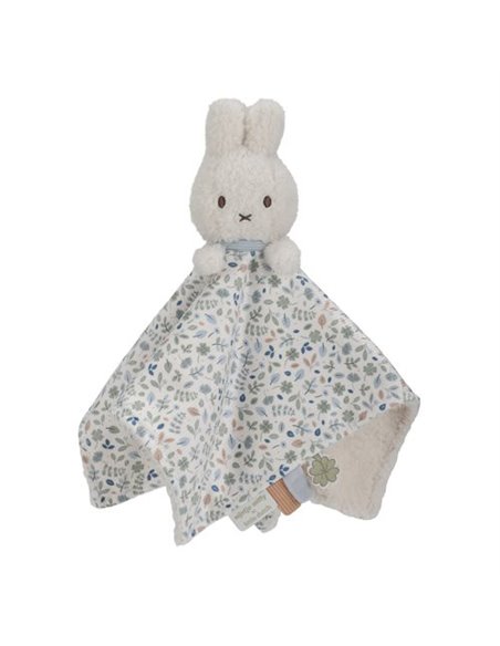Doudou Carré Miffy Lucky Leaves  - Little dutch