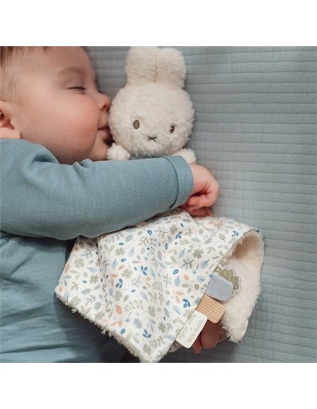 Doudou Carré Miffy Lucky Leaves  - Little dutch