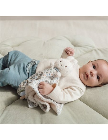 Doudou Carré Miffy Lucky Leaves  - Little dutch