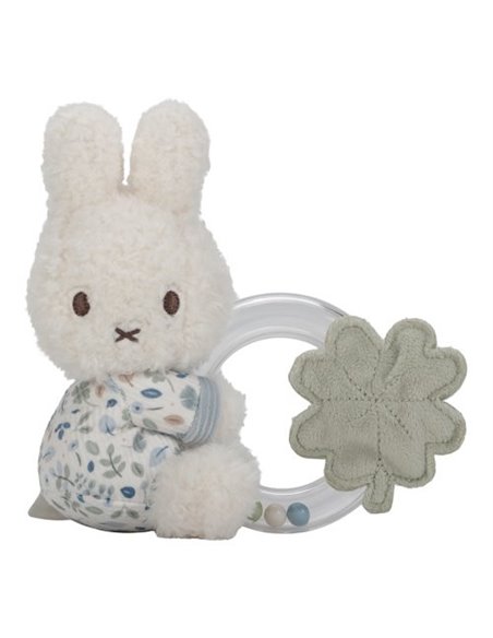 Anneau Hochet Miffy Lucky Leaves  - Little dutch