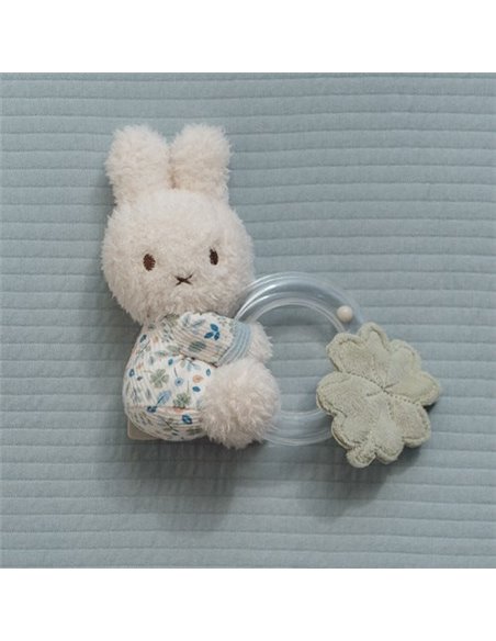 Anneau Hochet Miffy Lucky Leaves  - Little dutch