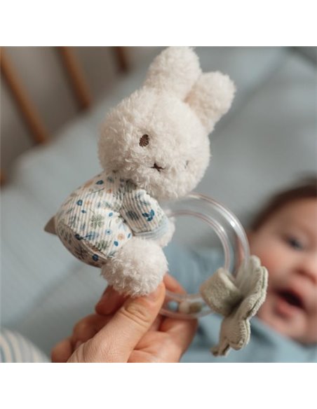 Anneau Hochet Miffy Lucky Leaves  - Little dutch
