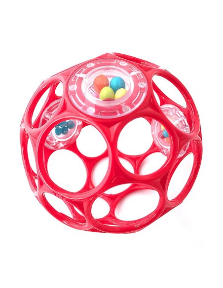 Hochet Balle Sensorielle Rouge - oball
