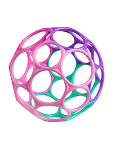 Hochet Balle Souple Oball Rose/Violet