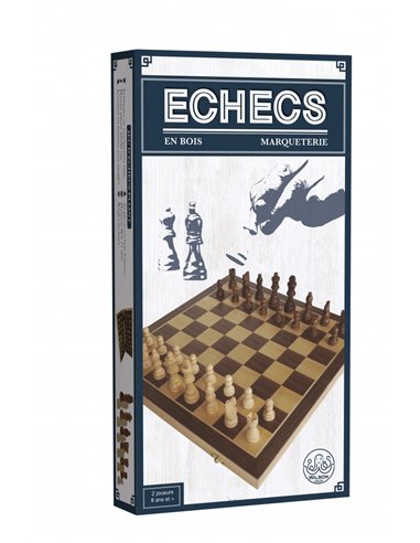ECHIQUIER EN BOIS PLIANT 38CM
