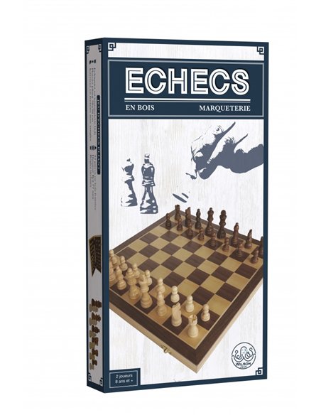 ECHIQUIER EN BOIS PLIANT 38CM
