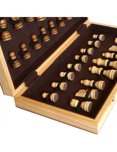 ECHIQUIER EN BOIS PLIANT 38CM