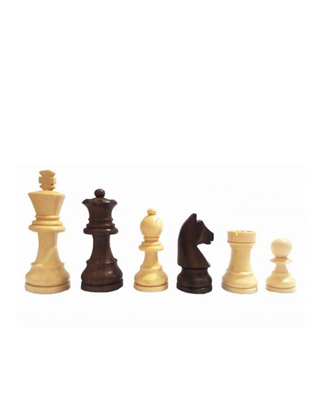 JEU ECHECS PLIANT EN BOIS 18CM