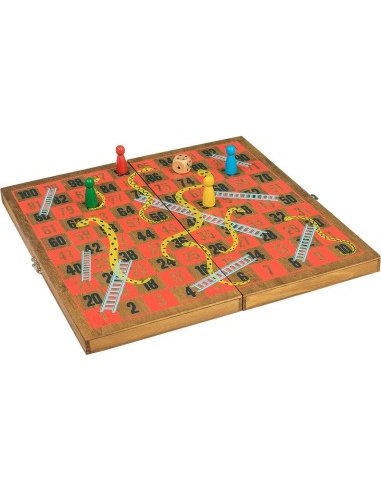 Professor Puzzle jeu de société Serpents et échelles