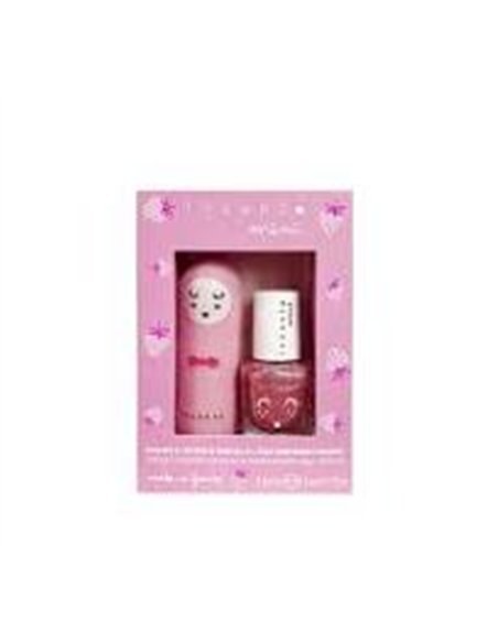 INUWET COFFRET DUO BAUME VERNIS FRAISE