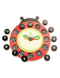 Horloge coccinelle