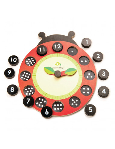 Horloge coccinelle