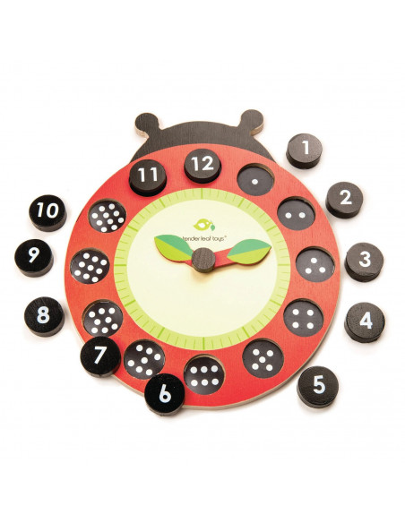 Horloge coccinelle