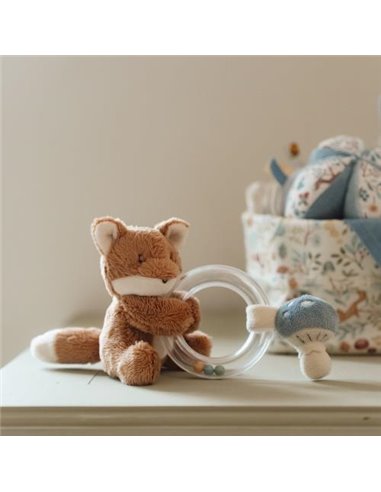 Anneau hochet renard - Forest Friends - Little dutch