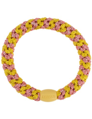 Kknekki Coral glitter stripe