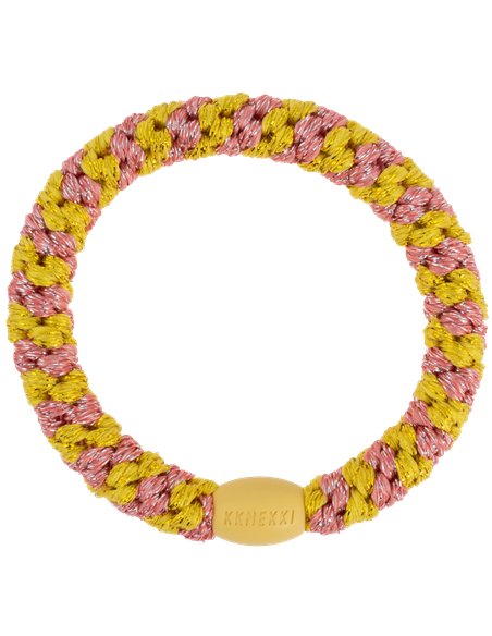 Kknekki Coral glitter stripe