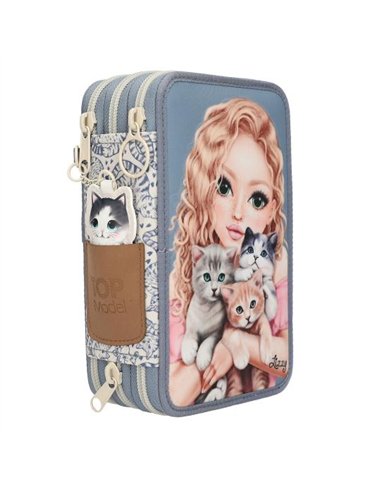 TOPModel Trousse 3 niveaux CAT LOVE