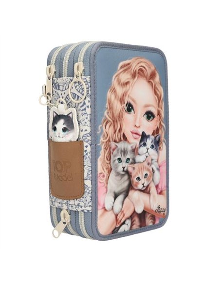 TOPModel Trousse 3 niveaux CAT LOVE