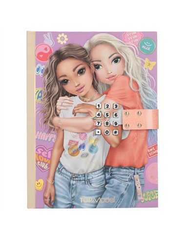 TOPModel Journal à code secret avec son GIRL POWER