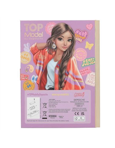 TOPModel Journal à code secret avec son GIRL POWER